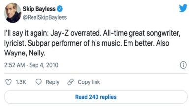 Skip Bayless Twitter